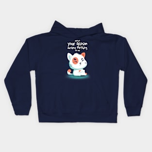 Arrogant cat Kids Hoodie